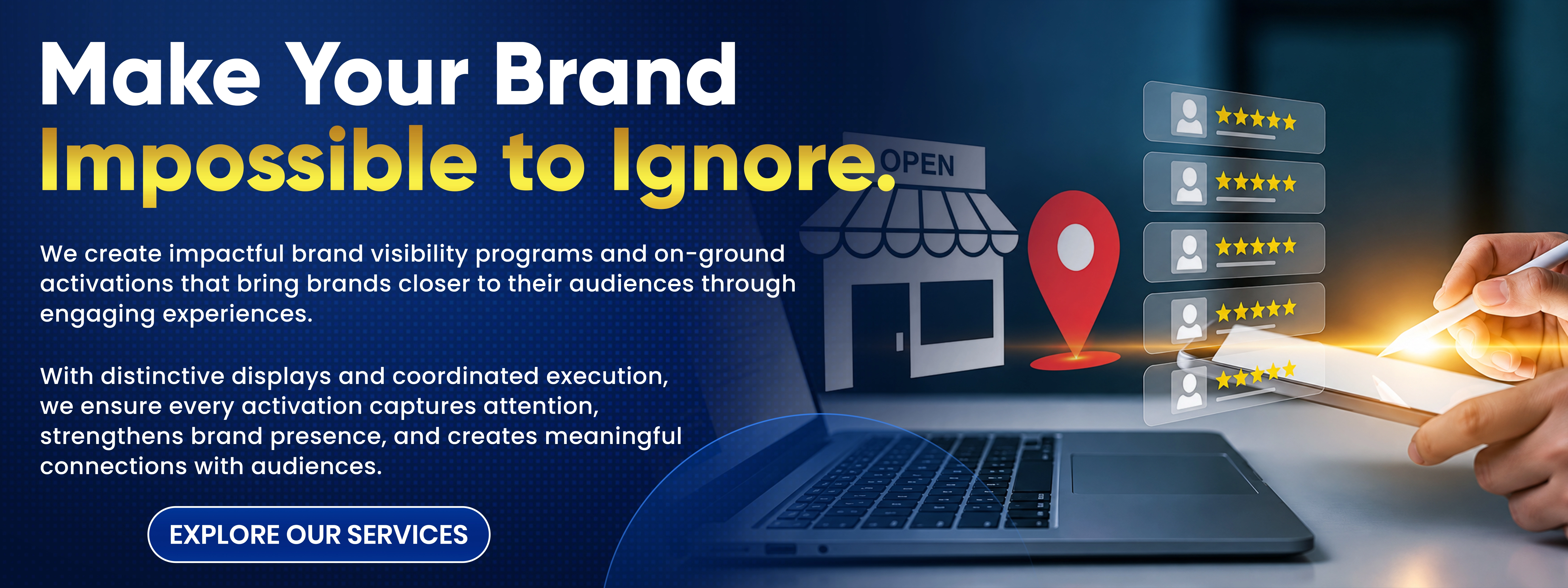 Brand activation and exhibition display