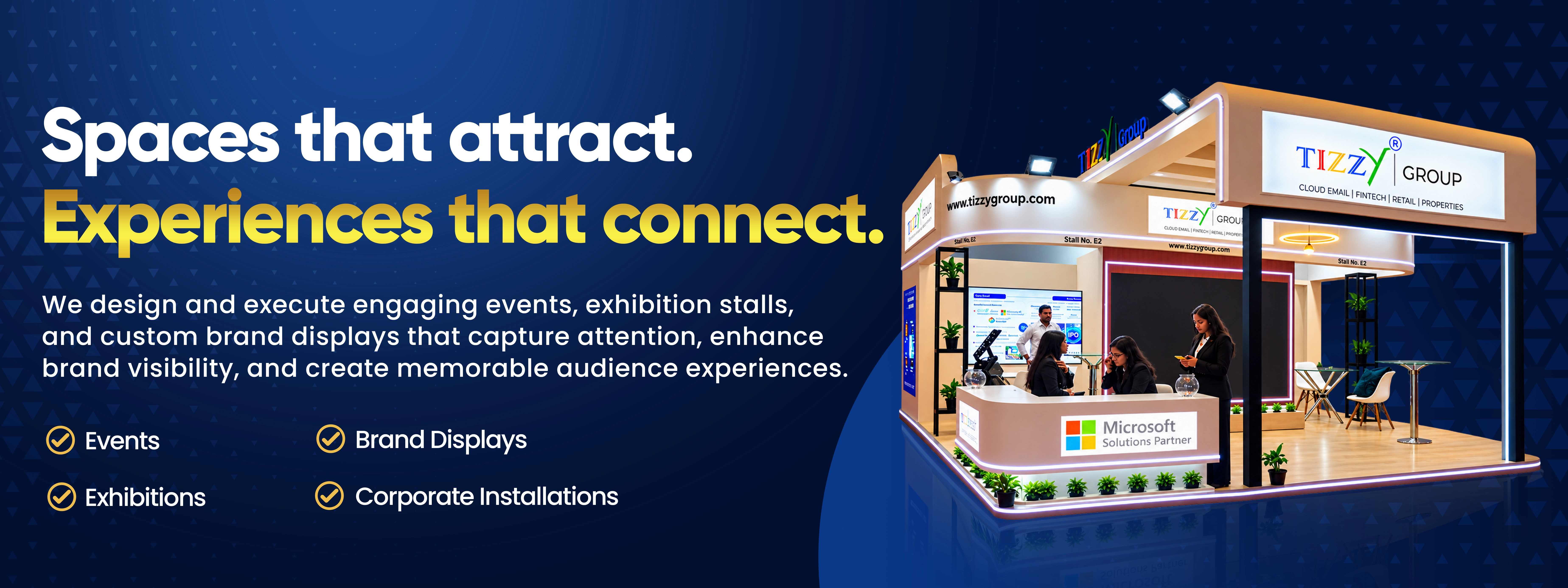 Attractive exhibition spaces designed by Zeileaant
