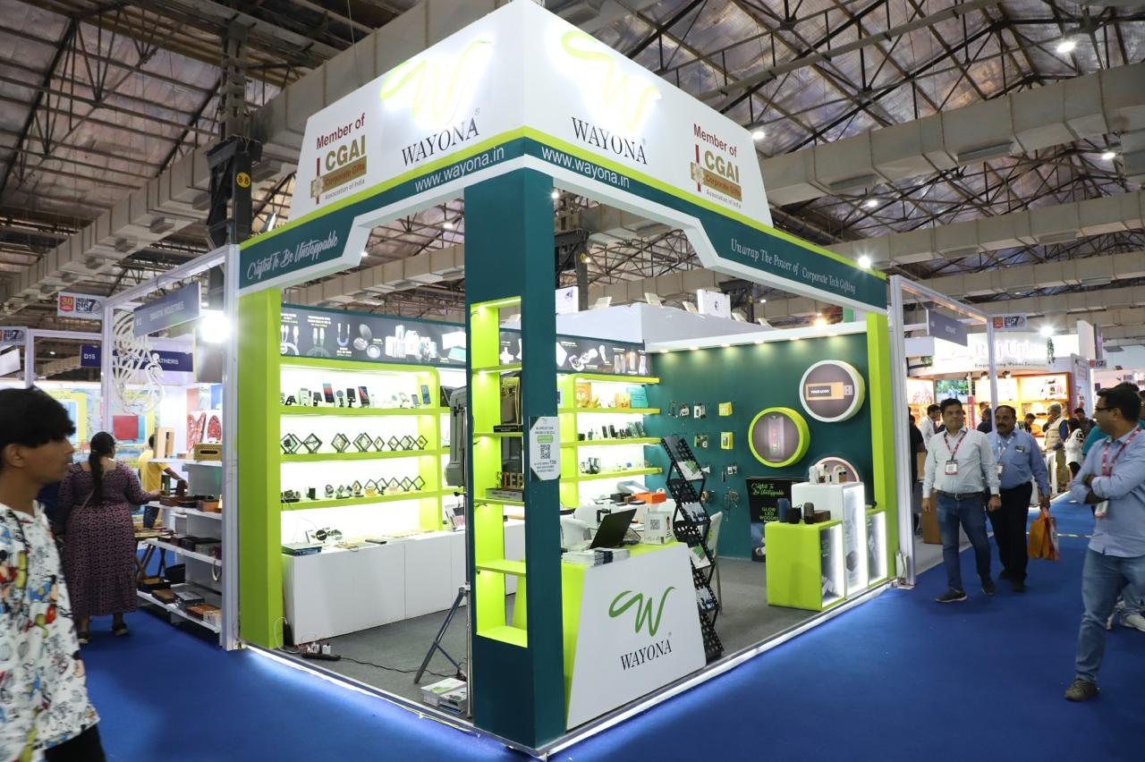 Exhibition stall built for a brand