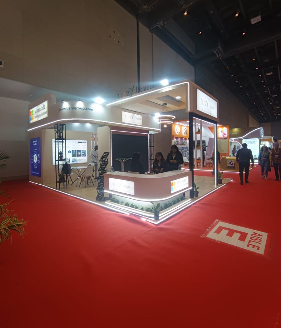 Exhibition stall designed and fabricated by Zeliant
