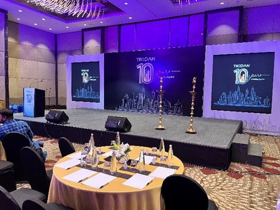Corporate event set-up designed and run by Zeliant
