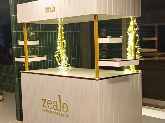 Retail kiosk and display designed by Zeliant